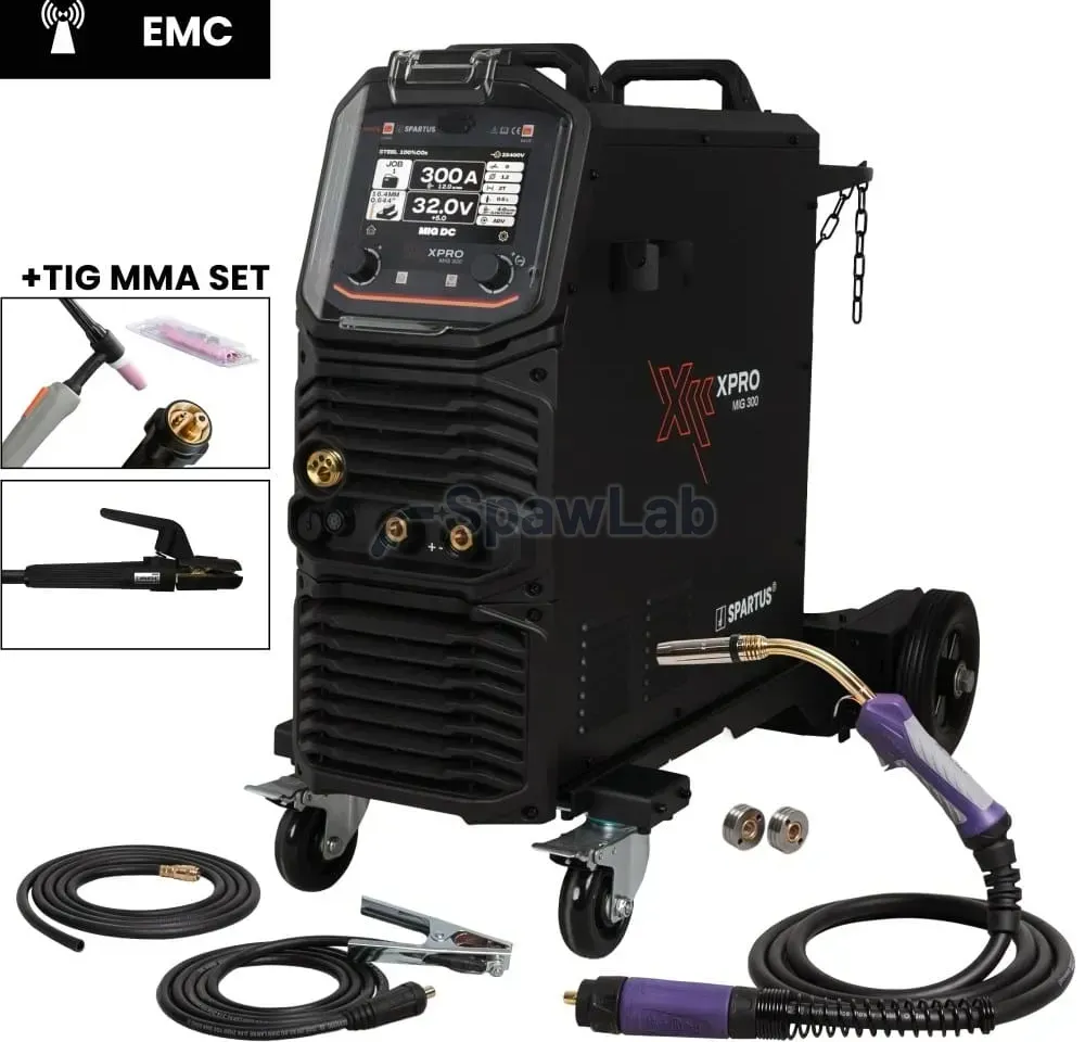 Spartus XPro MIG 300 MIG TIG MMA package