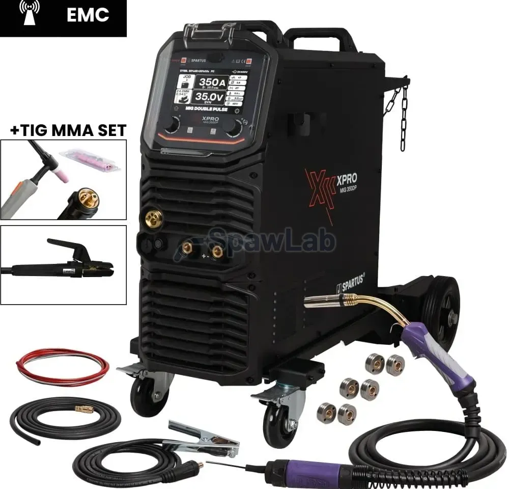 Spartus XPro MIG 350 Dual Pulse Paket MIG TIG MMA