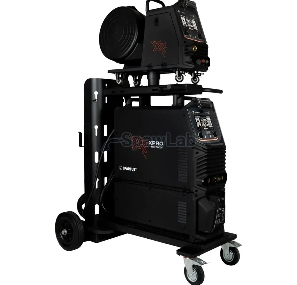 Spartus XPro MIG 500 Dual Pulse [power source, cooling unit, wire feeder, trolley, 5m interconnection cable] package, photo 10