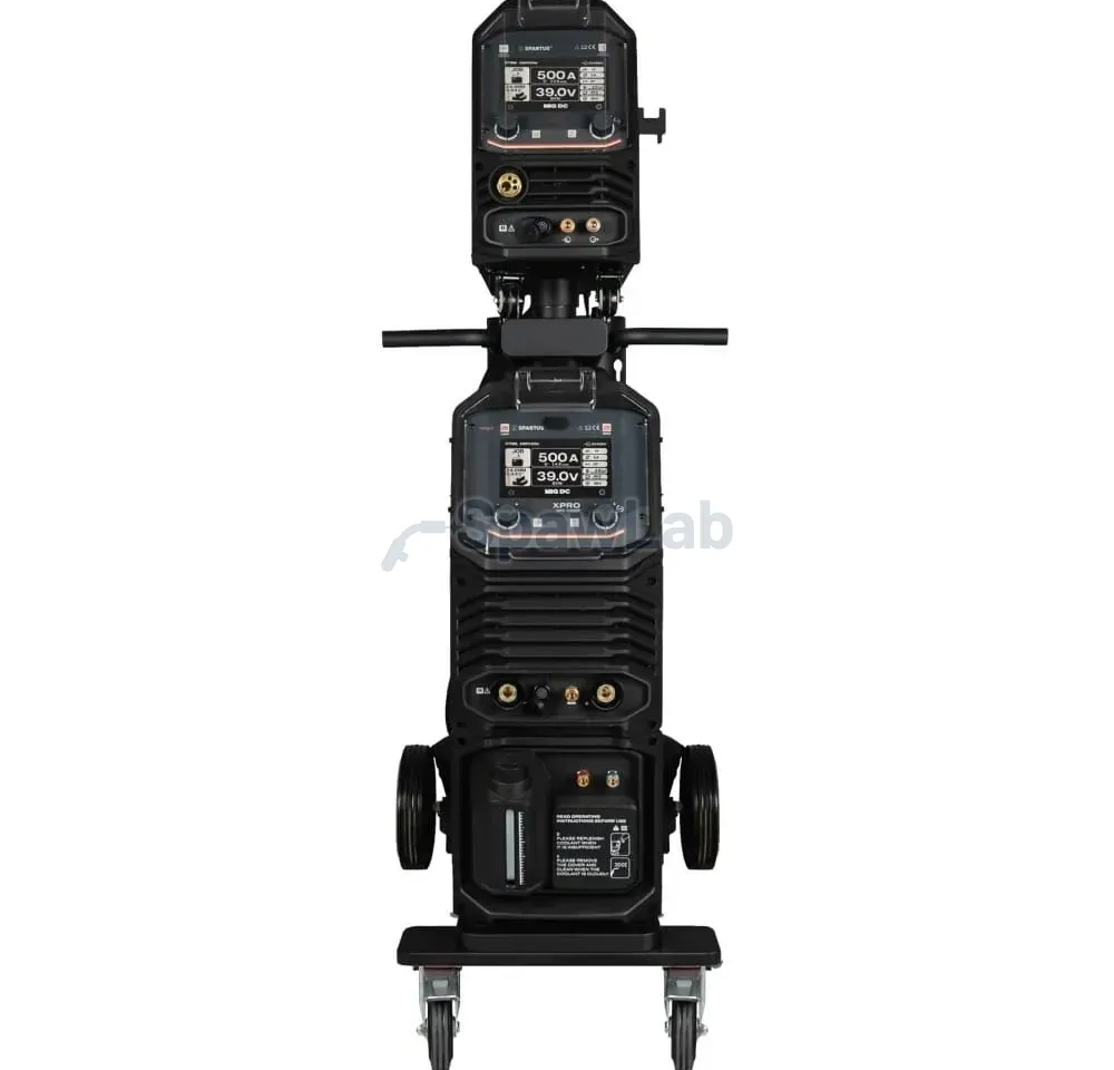 Spartus XPro MIG 500 Dual Pulse [power source, cooling unit, wire feeder, trolley, 5m interconnection cable] package, photo 11