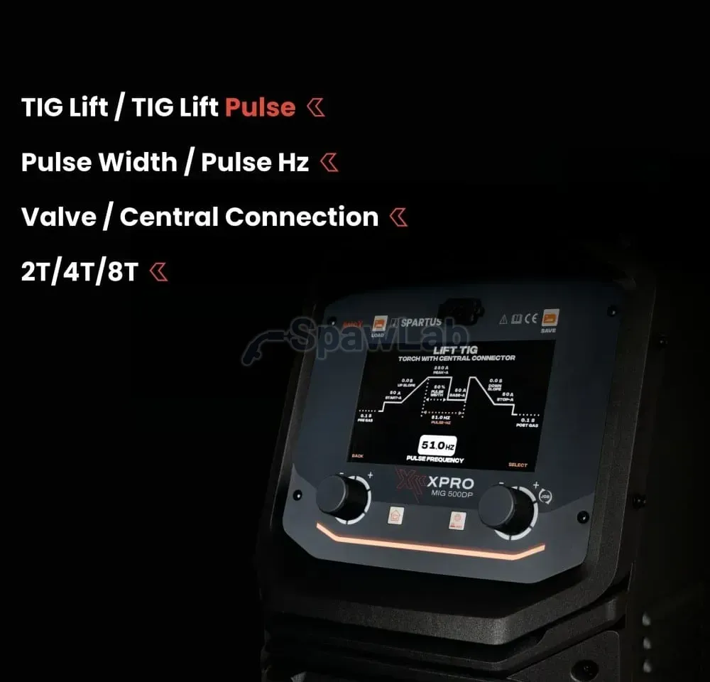 Spartus XPro MIG 500 Dual Pulse [power source, cooling unit, wire feeder, trolley, 5m interconnection cable] package, photo 4