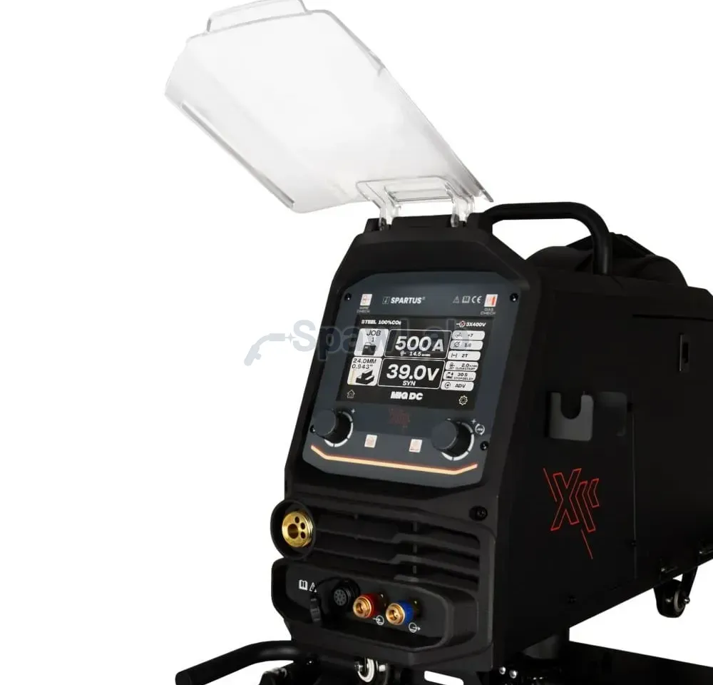 Spartus XPro MIG 500 Dual Pulse [power source, cooling unit, wire feeder, trolley, 5m interconnection cable] package, photo 8