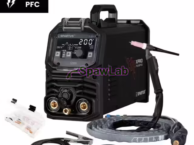 Spartus XPro TIG 200P DC w pakiecie z uchwytem mini SPP 170 - 8m
