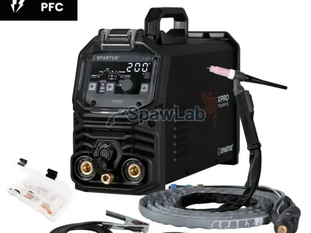 Spartus XPro TIG 200P DC bundled with mini SPP 170 torch - 8m