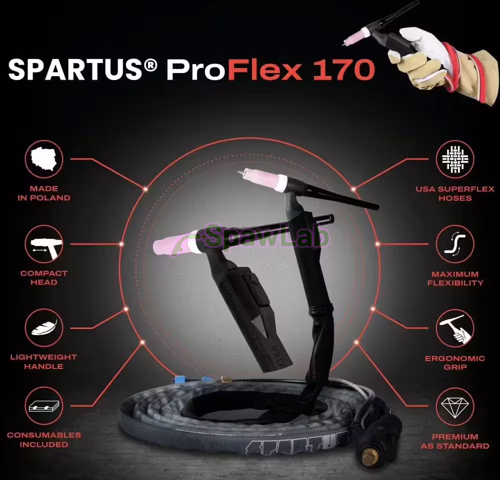 Spartus XPro TIG 200P DC im Paket mit Mini-Brenner SPP 170 - 8m, Bild 5