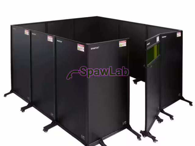Spartus Zabudowa stanowiska 3360×3300 do spawania laserowego