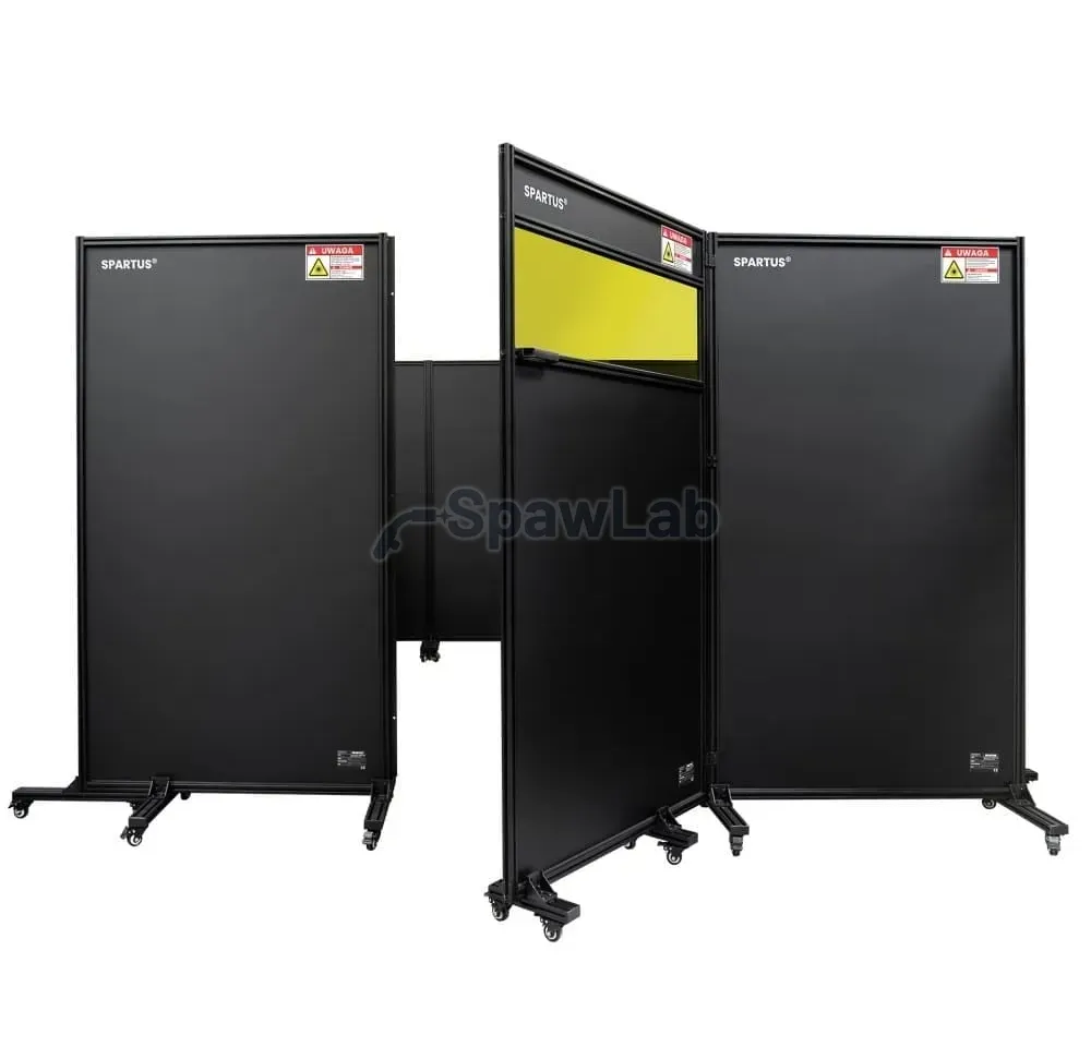 Spartus Arbeitsplatzeinhausung 3360×3300 zum Laserschweißen, Bild 2