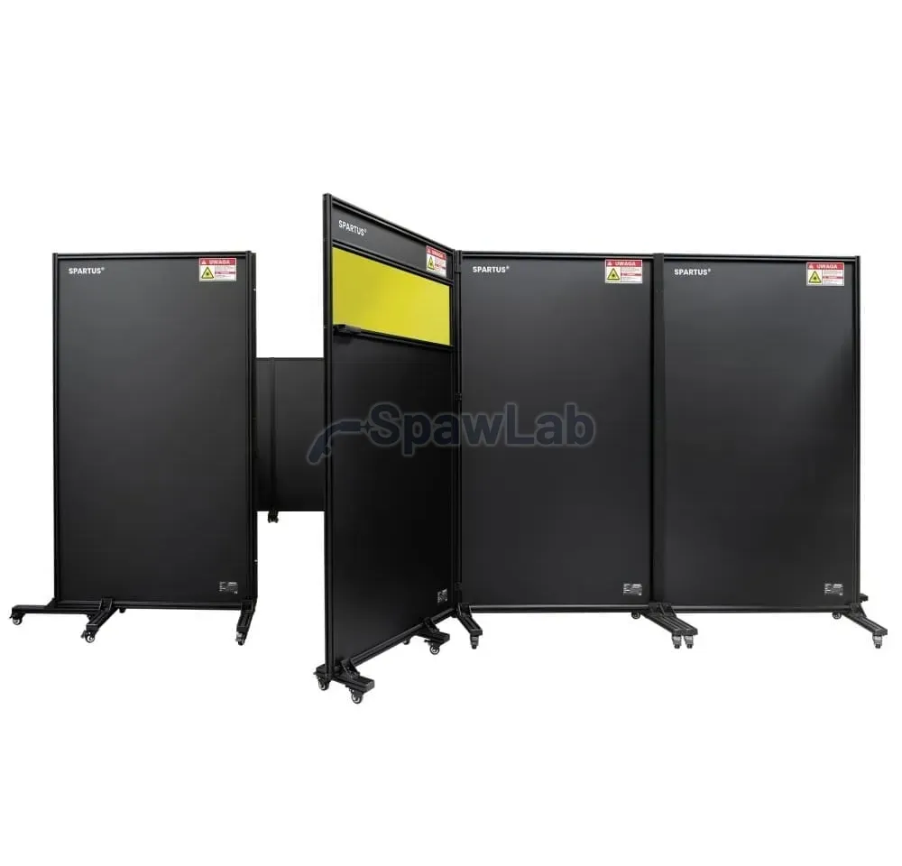 Spartus Arbeitsplatzeinhausung 4460×4400 zum Laserschweißen, Bild 2