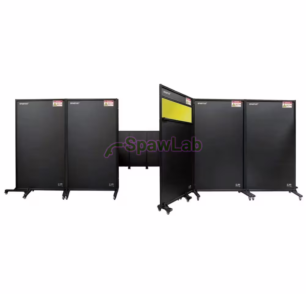 Spartus Arbeitsplatzeinhausung 5560×5500 zum Laserschweißen, Bild 2
