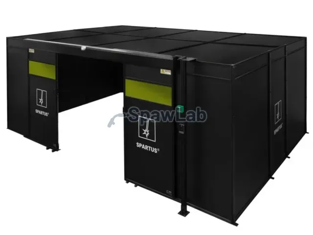 Spartus Housing station 6000x4000x2250 for welding laser with roof and equipment