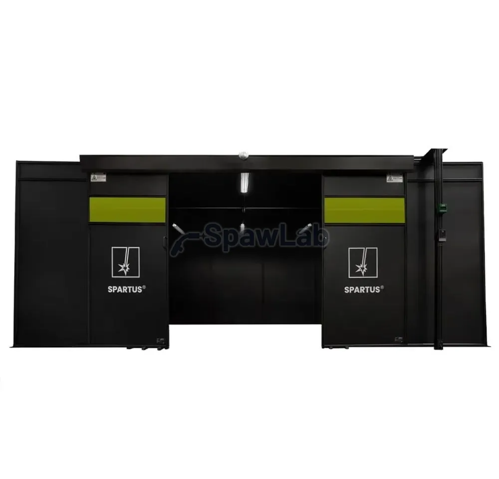 Spartus Housing station 6000x4000x2250 for welding laser with roof and equipment