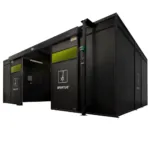 Spartus Housing station 6000x4000x2250 for welding laser with roof and equipment