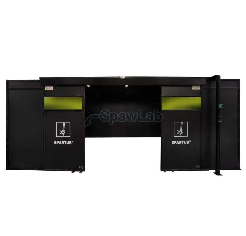 Spartus Housing station 6000x4000x2250 for welding laser with roof and equipment