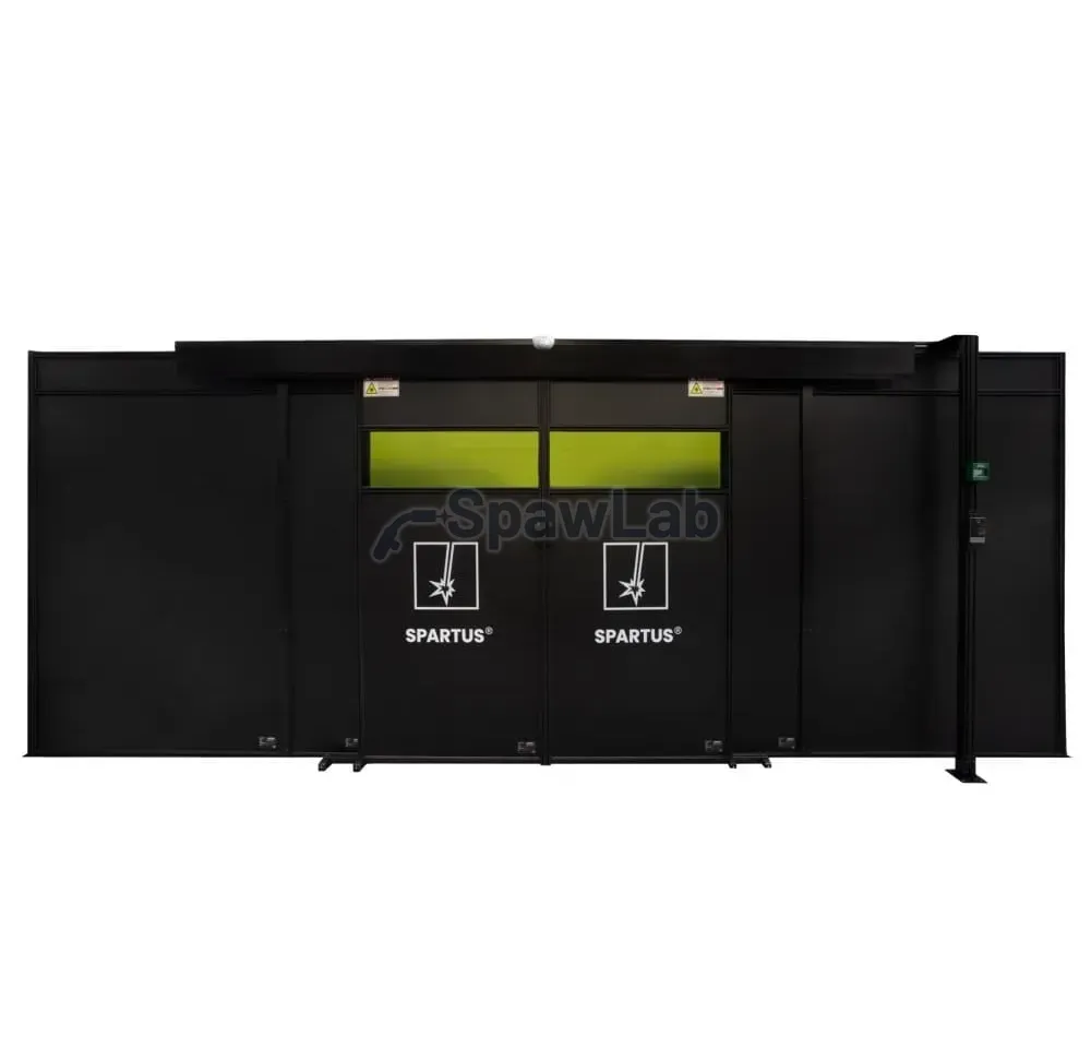 Spartus Housing station 6000x4000x2250 for welding laser with roof and equipment