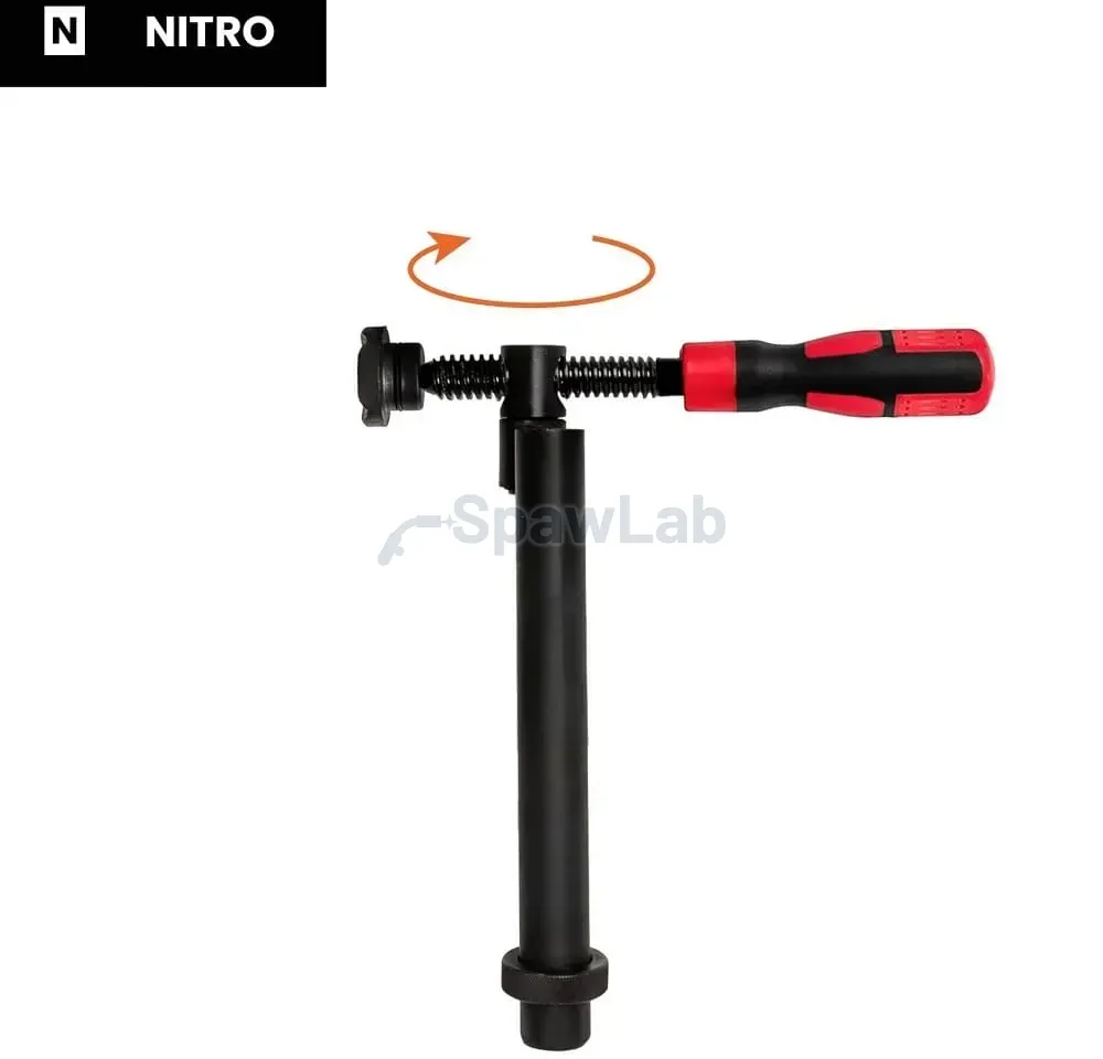 Spartus fixing clamp 100x270mm 90°, nitrided