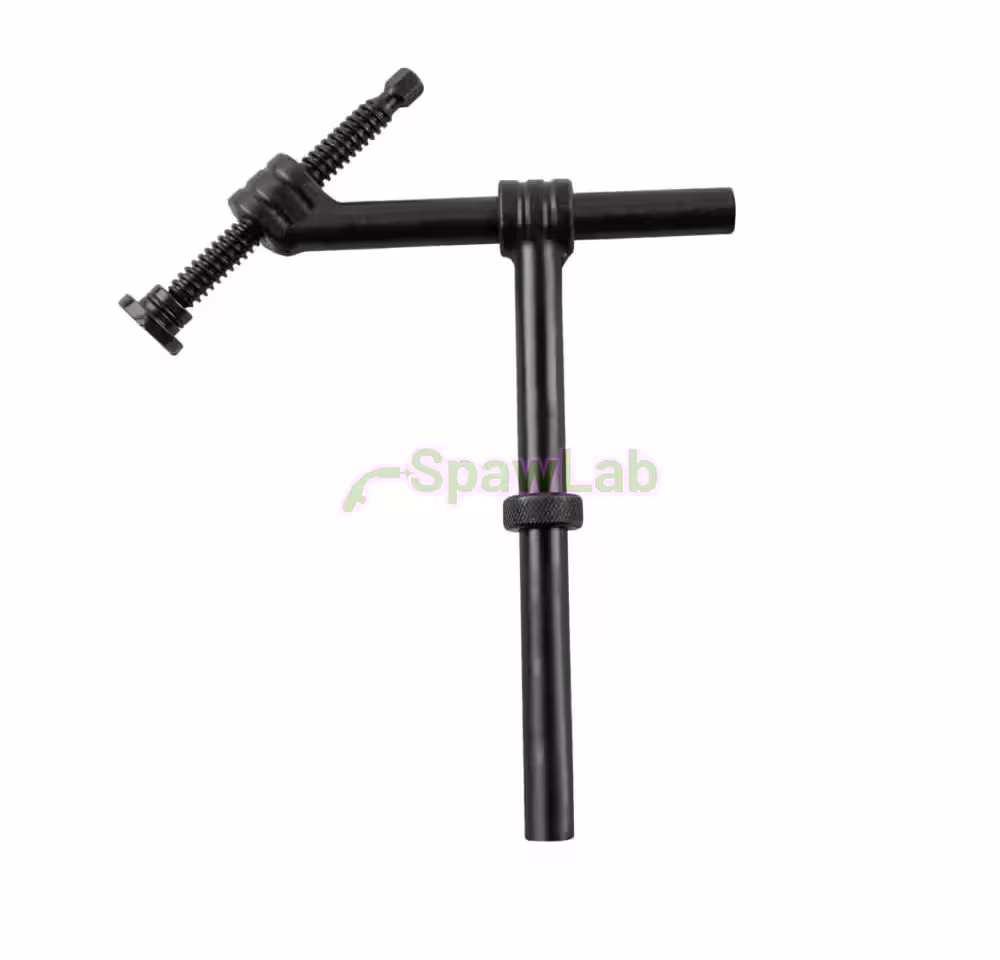 Spartus fixture clamp with hex head 160x200mm 45°, D16 system