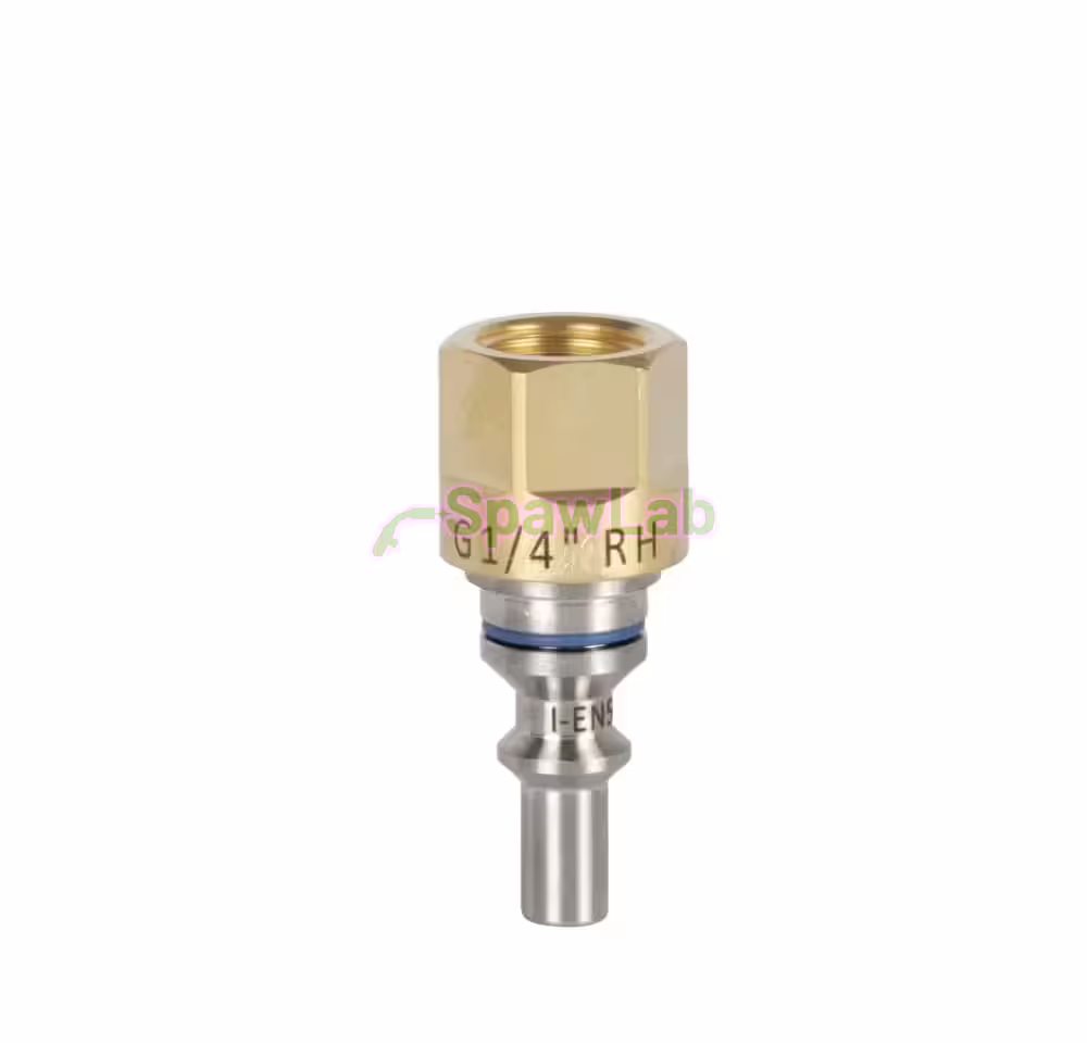 Spartus brennerseitiges Anschlussstück, Stecknippel mit Innengewinde G 1/4”RH (Sauerstoff)