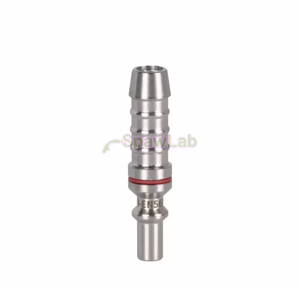 Spartus druckminderseitiges Anschlussstück, Stecknippel für Schlauch Ø10,0mm (Brenngas)