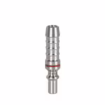 Spartus druckminderseitiges Anschlussstück, Stecknippel für Schlauch Ø10,0mm (Brenngas)