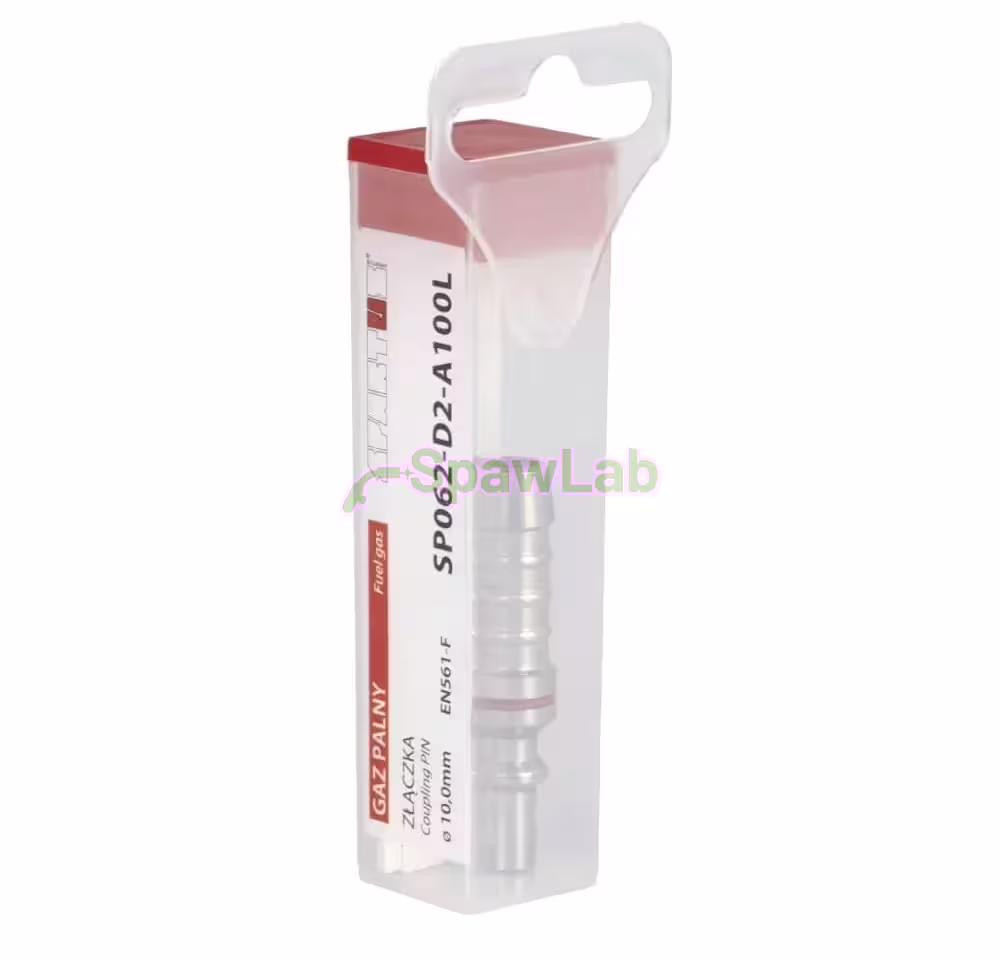 Spartus druckminderseitiges Anschlussstück, Stecknippel für Schlauch Ø10,0mm (Brenngas), Bild 2