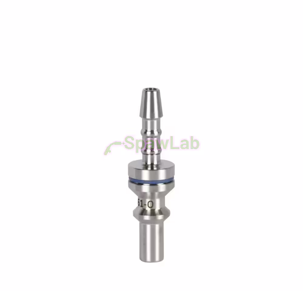 Spartus regulator-side coupling, plug for Ø5.0mm hose (oxygen)