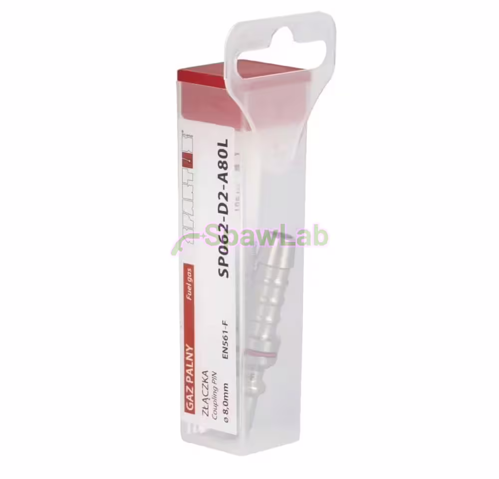 Spartus druckminderseitiges Anschlussstück, Stecknippel für Schlauch Ø8,0mm (Brenngas), Bild 2