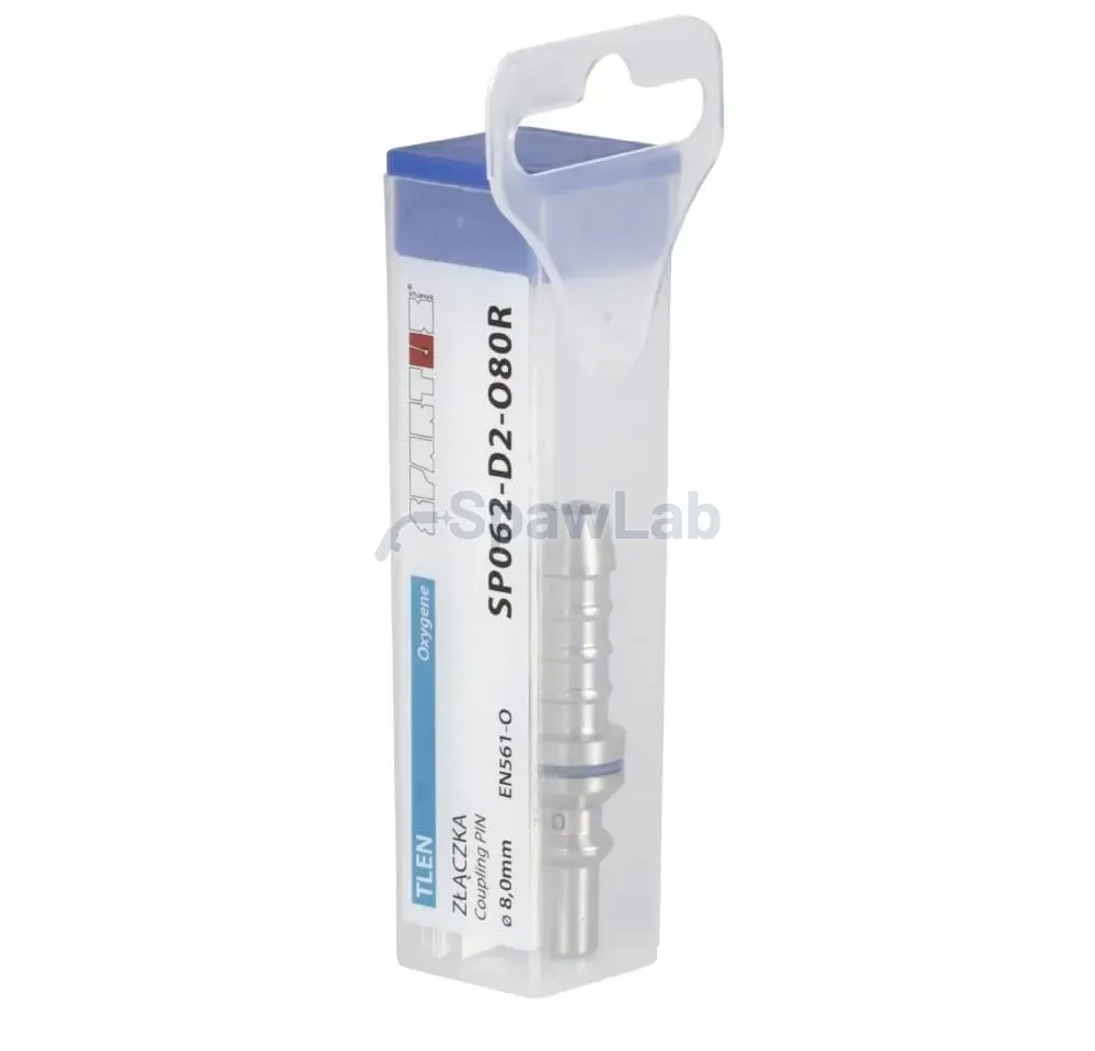 Spartus druckminderseitiges Anschlussstück, Stecknippel für Schlauch Ø8,0mm (Sauerstoff), Bild 2