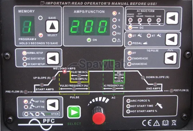 Inverter welder JET TIG II AC/DC 200 IGBT PFC Welder Fantasy with Parker torch, photo 2