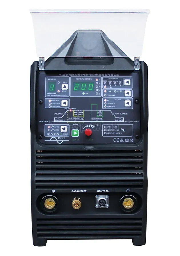 Inverter welder JET TIG II AC/DC 200 IGBT PFC Welder Fantasy with Parker torch, photo 3