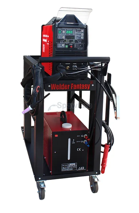 Inverter welder JET TIG II AC/DC 250 A Welder Fantasy with cooler and trolley