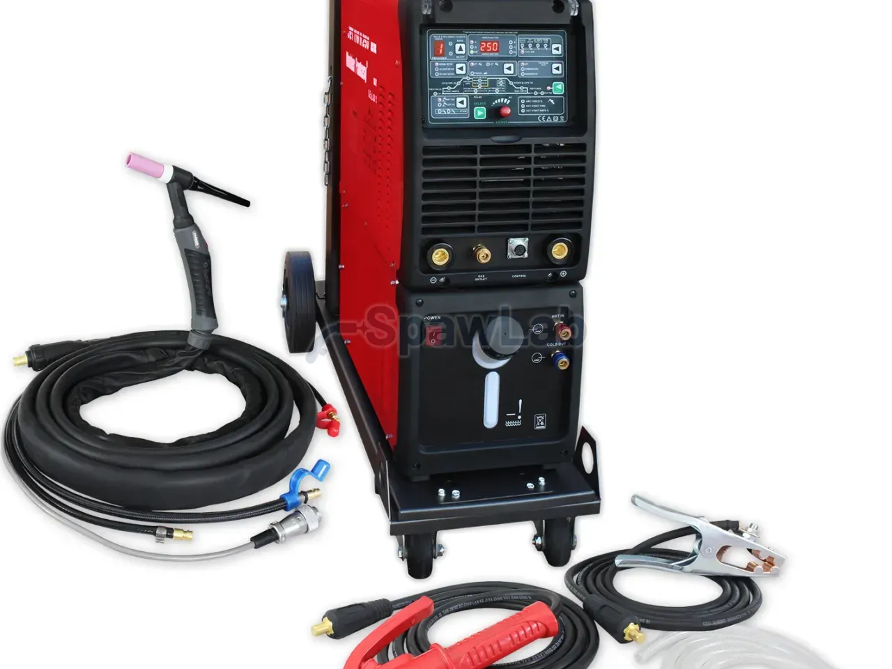 Inverter welder JET TIG II Tower AC/DC 250 A PFC Welder Fantasy with cooler, trolley and SGT18 4 m torch, photo 2