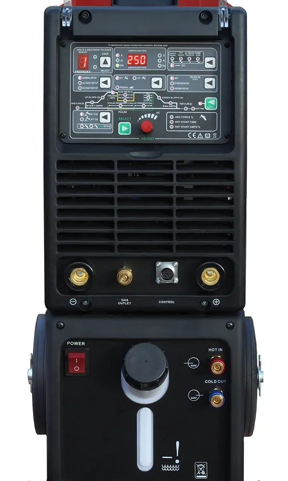 Inverter welder JET TIG II Tower AC/DC 250 A PFC Welder Fantasy with cooler, trolley and SGT18 4 m torch, photo 4