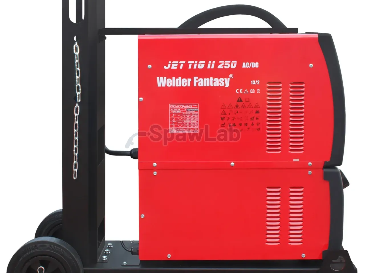 Inverter welder JET TIG II Tower AC/DC 250 A PFC Welder Fantasy with cooler, trolley and SGT18 4 m torch, photo 6