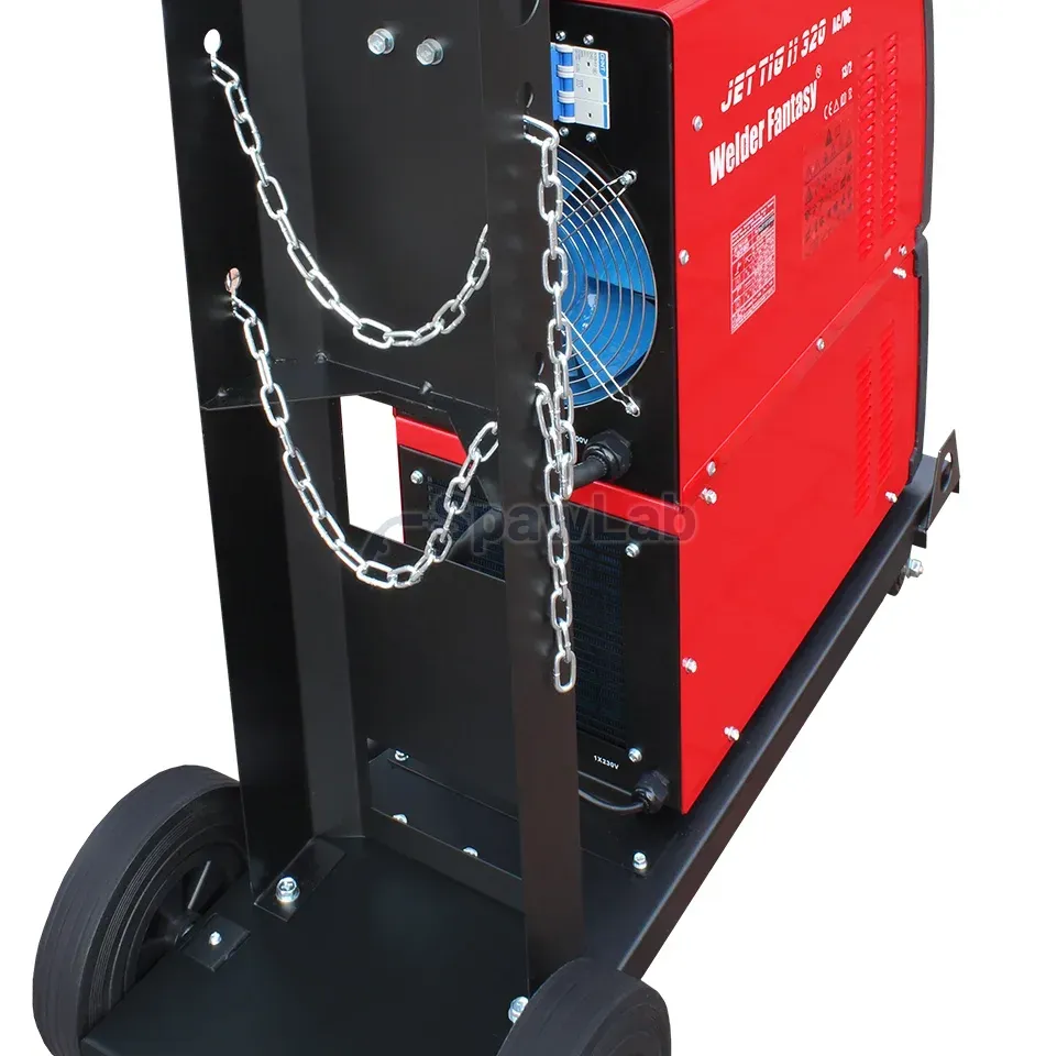 Inverter welder JET TIG II Tower AC/DC 320 A PFC Welder Fantasy with cooler, trolley and SGT18 4 m torch, photo 7