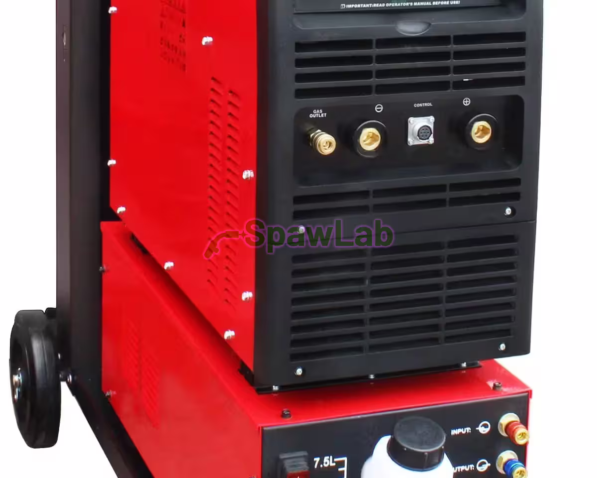 Inverter-Schweißgerät JET TIG II Tower AC/DC 400A IGBT PFC Welder Fantasy + Kühlgerät + Fahrwagen + Brenner ARC-T5W 8m