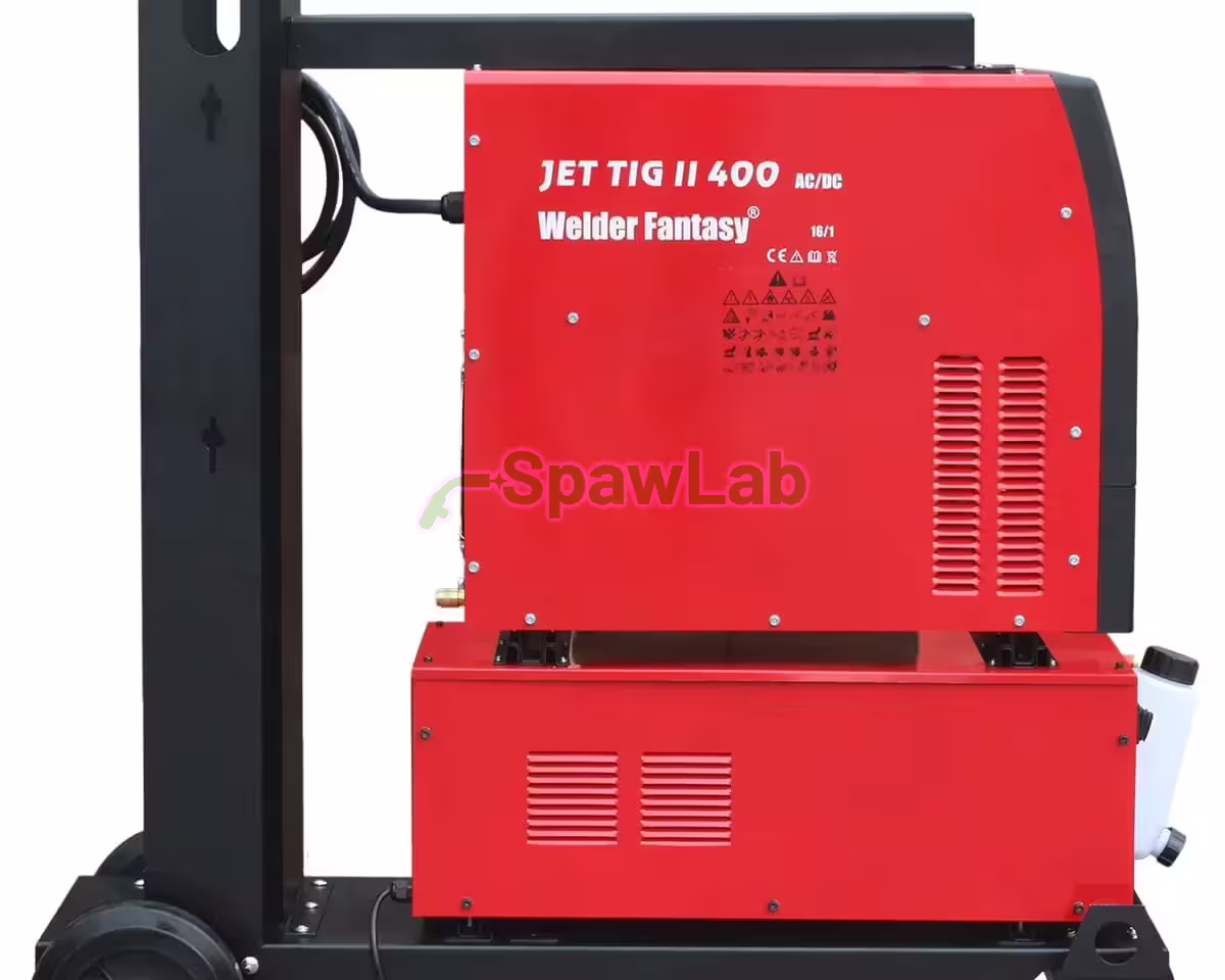 Inverter-Schweißgerät JET TIG II Tower AC/DC 400A IGBT PFC Welder Fantasy + Kühlgerät + Fahrwagen + Brenner ARC-T5W 8m, Bild 4