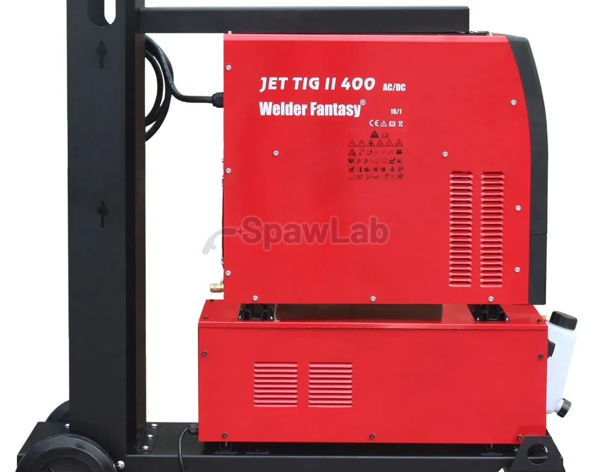 Inverter welder JET TIG II Tower AC/DC 400A IGBT PFC Welder Fantasy + cooler + trolley + torch ARC-T5W 8m, photo 4