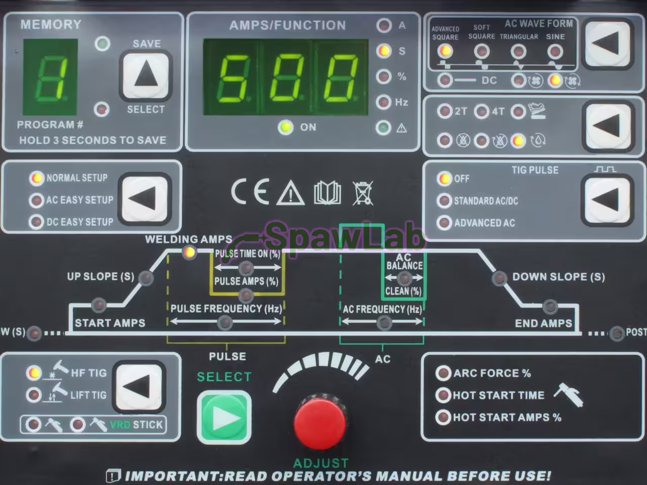 Spawarka inwertorowa JET TIG II TOWER AC/DC 500A IGBT PFC Welder Fantasy + chłodnica + wózek + uchwyt ARC T5W 8m HOT, zdjęcie 3