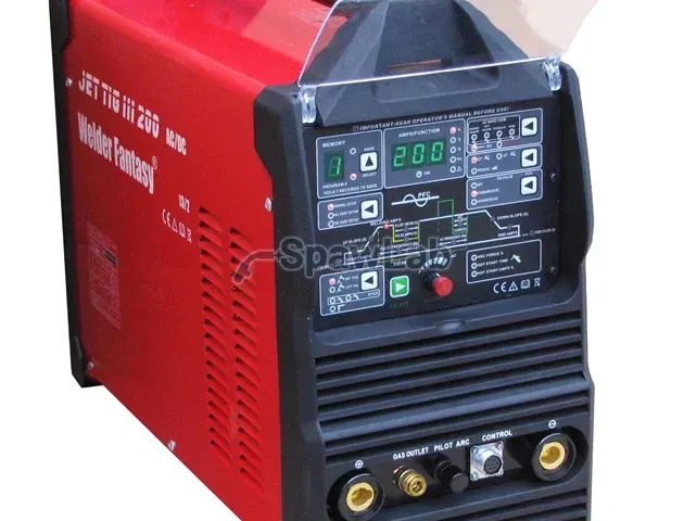Spawarka inwertorowa JET TIG III AC/DC 200 3w1 IGBT PFC PLASMA Welder Fantasy+uchwyt tig parker HOT