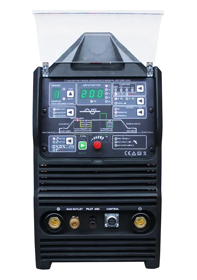 Inverter welder JET TIG III AC/DC 200 3 in 1 IGBT PFC Plasma Welder Fantasy with Parker TIG torch, photo 3