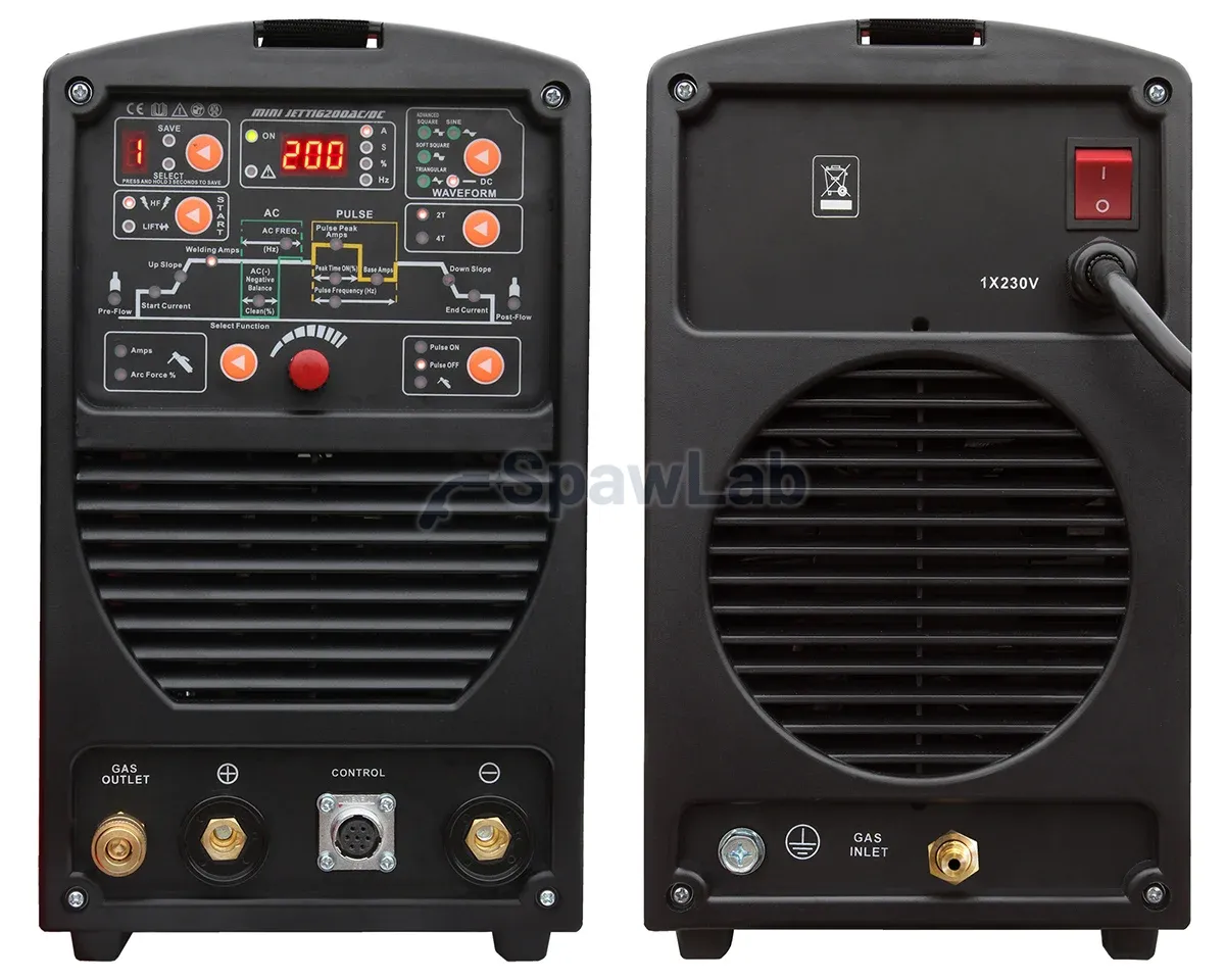 Inverter welder mini JET TIG AC/DC 200 IGBT Welder Fantasy with Parker torch, photo 3
