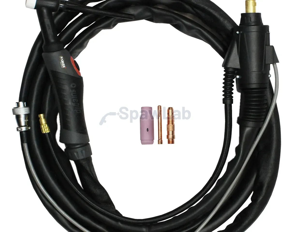 Inverter welder mini JET TIG AC/DC 200 IGBT Welder Fantasy with Parker torch, photo 6