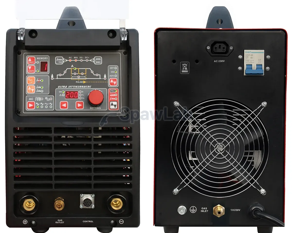 Inverter welder Ultra JET TIG AC/DC 200 IGBT Welder Fantasy with Parker torch, photo 3