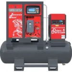 Screw compressor ARROW II VSD 15 kW/500 710-1100 l/min. 16 Bar kit tank-mounted horizontal 500L+ dryer + filters ISO 8573-1 1:4:1, photo 4