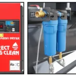 Screw compressor ARROW II VSD 15 kW/500 720-1800 l/min. 10 Bar kit tank-mounted horizontal 500L + dryer + filters ISO 8573-1 1:4:1, photo 11