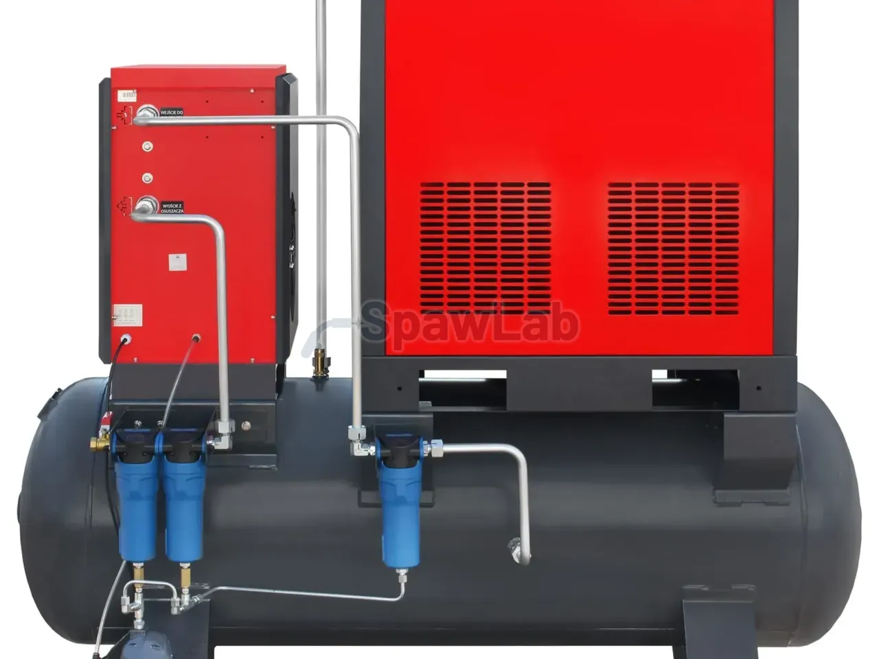 Screw compressor ARROW II VSD 15 kW/500 720-1800 l/min. 10 Bar kit tank-mounted horizontal 500L + dryer + filters ISO 8573-1 1:4:1, photo 6