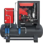 Screw compressor ARROW II VSD 15 kW/500 720-1800 l/min. 10 Bar kit tank-mounted horizontal 500L + dryer + filters ISO 8573-1 1:4:1, photo 7