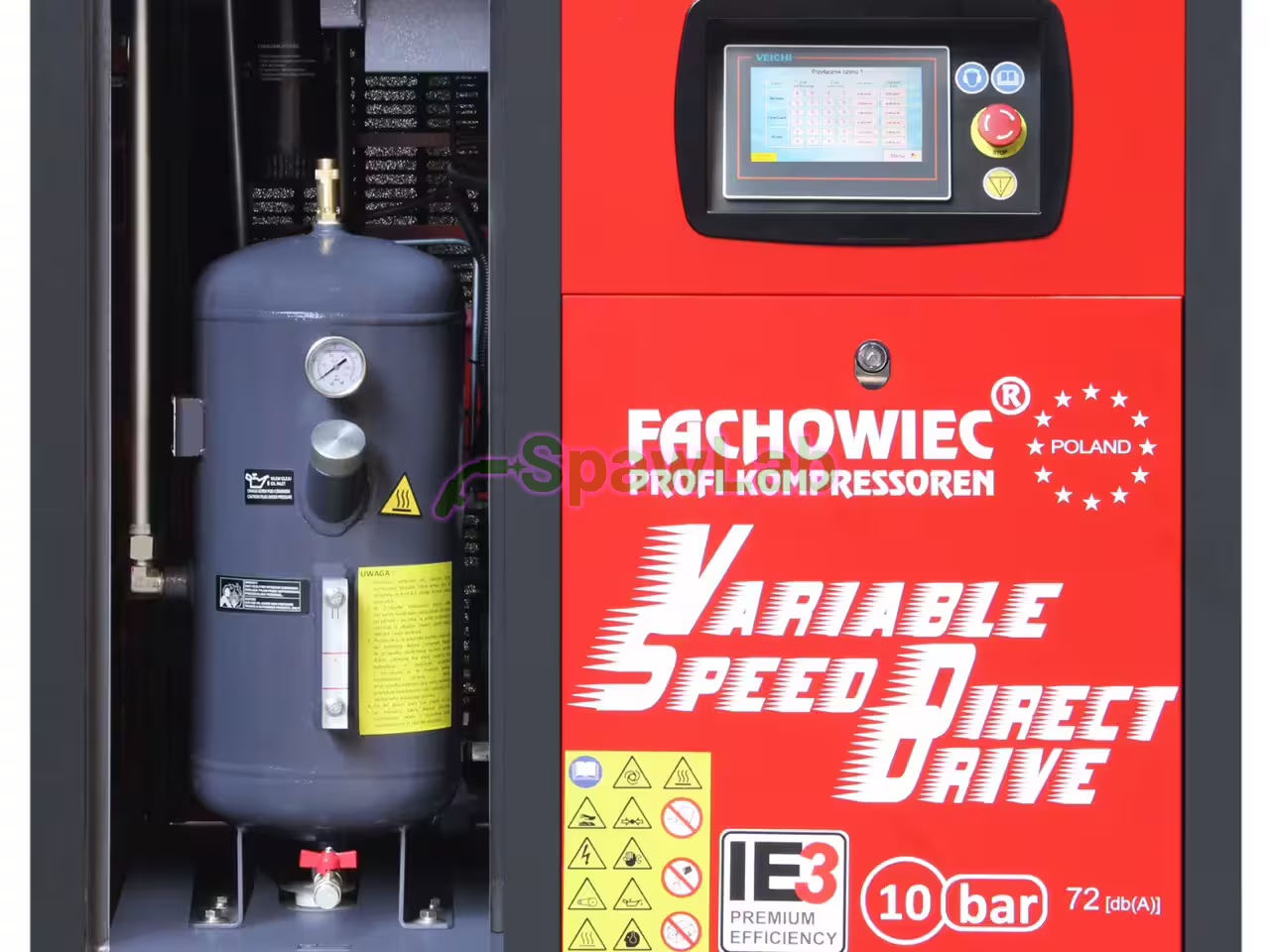 Screw compressor Profi Kompressoren ARROW II 22 kW VSD 1160 to 3000 l/min 10 bar 400 V direct drive, photo 4
