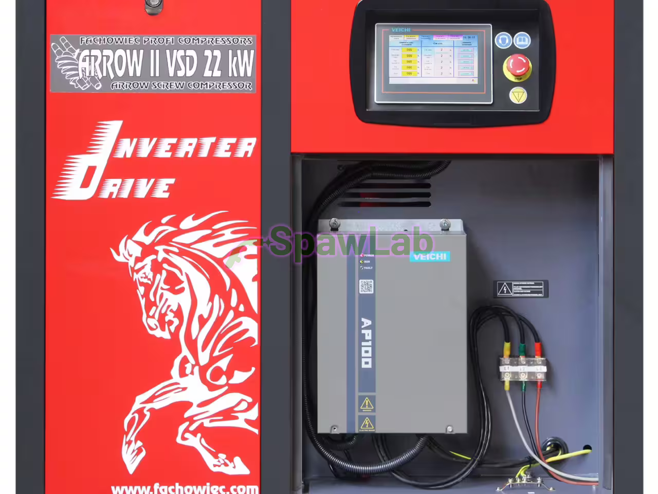 Screw compressor Profi Kompressoren ARROW II 22 kW VSD 1160 to 3000 l/min 10 bar 400 V direct drive, photo 5