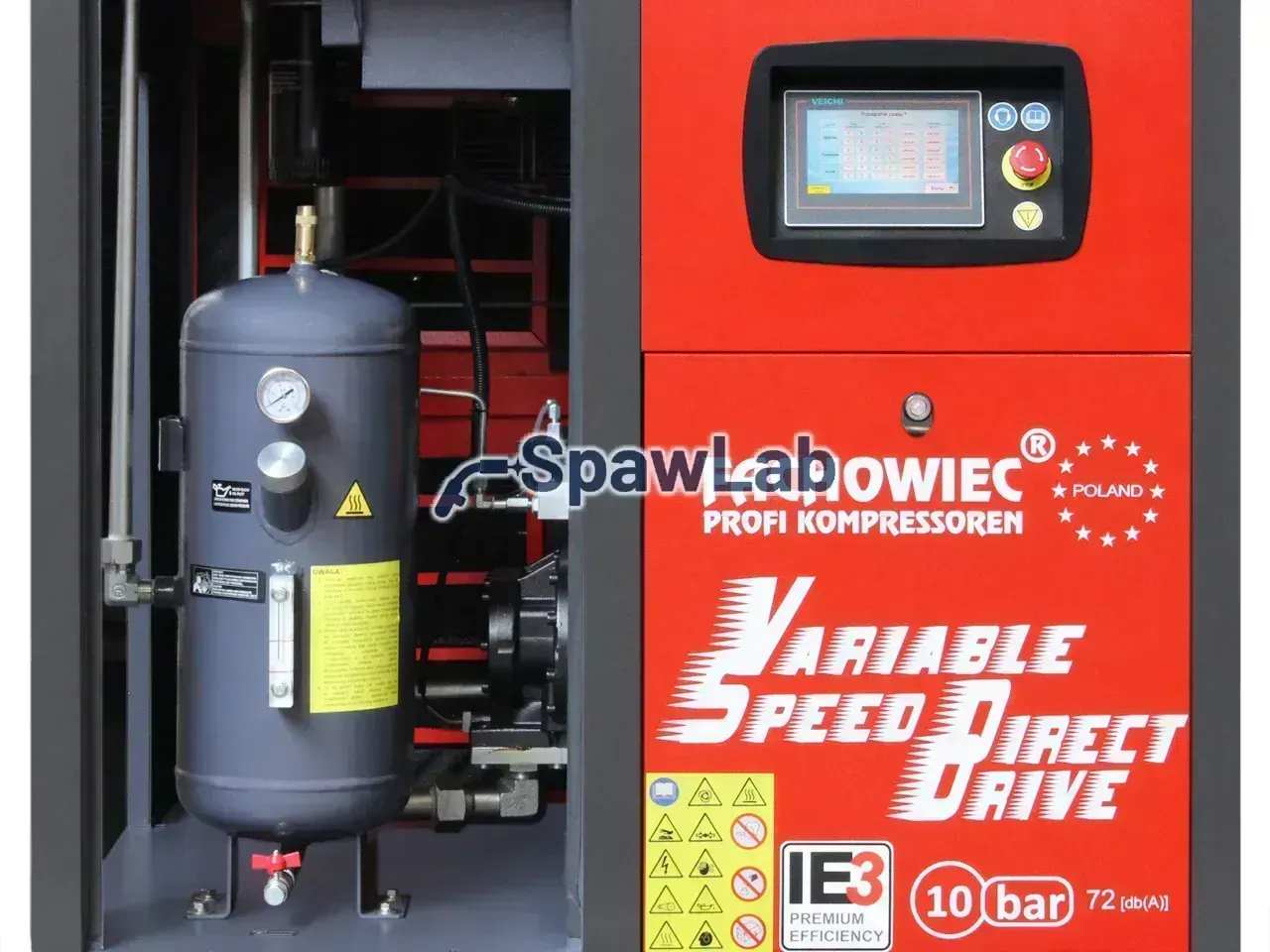 Screw compressor Profi Kompressoren ARROW II 37 kW VSD 2040 to 5600 l/min 10 bar 400 V direct drive, photo 4